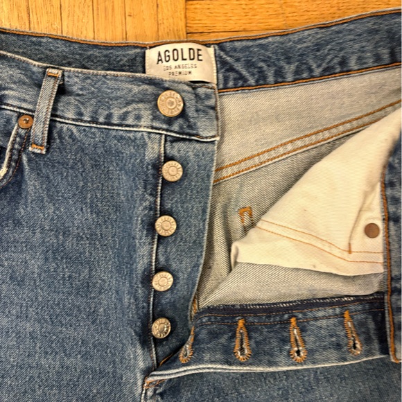 AGOLDE Riley High Rise Straight Crop - Picture 7 of 12